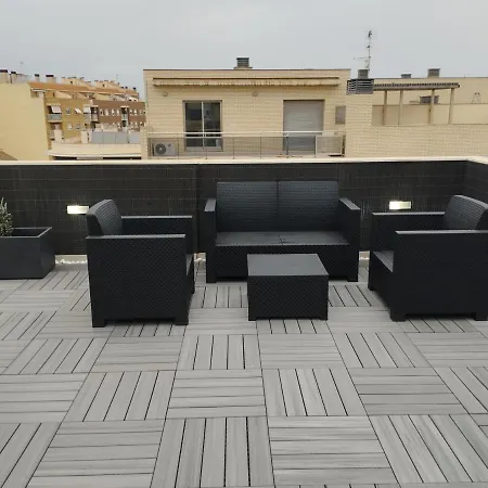 Atico Con Hidromasaje, Terraza Y Piscina En Ebrehogar Appartamento Amposta